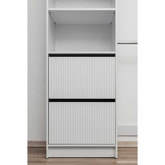 BRASELTON Fluted Open Wardrobe