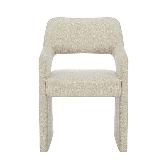 CORBELIA Boucle Dining Armchair