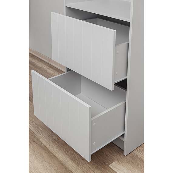 BRASELTON VJ Panel Open Wardrobe