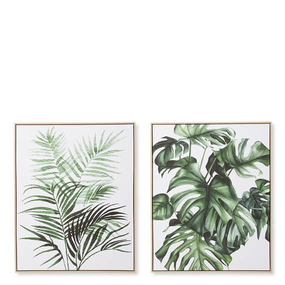 CANTEL Set of 2 Framed Canvas