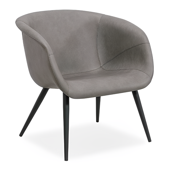 ARIADNE Leather Occasional Armchair