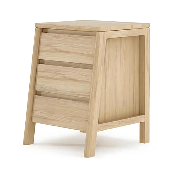 CIRCASIA 3 Drawer Bedside Table