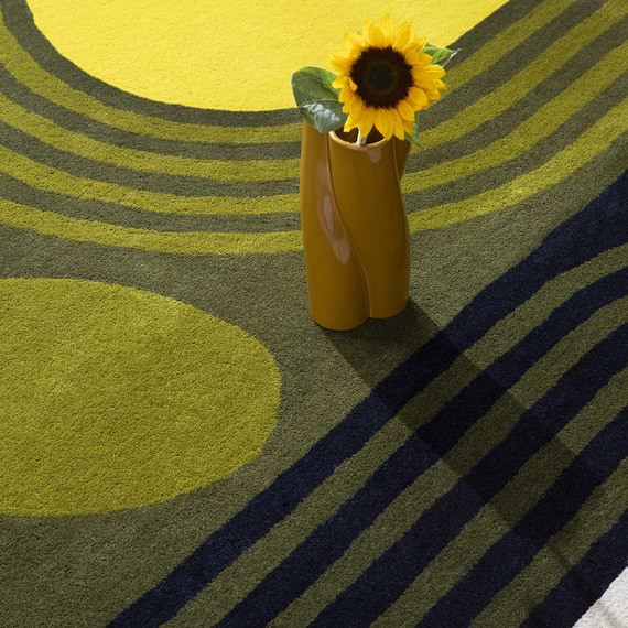 STRIPED TULIP Floor Rug