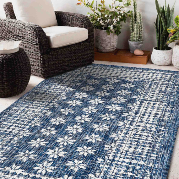 FLOWERED Outdoor Rug