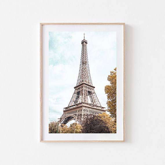 UNDER PARISIAN SKIES Framed Print