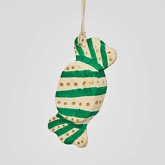 MACHE Lolly Ornament