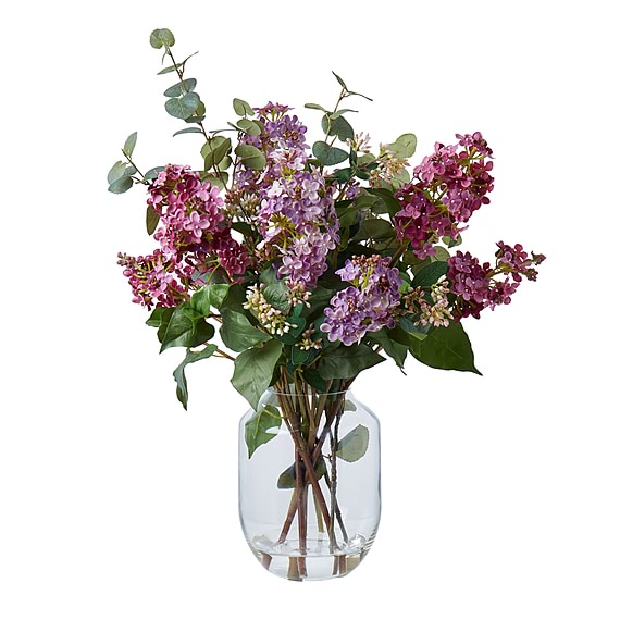 LILAC Glass Vase Arrangement