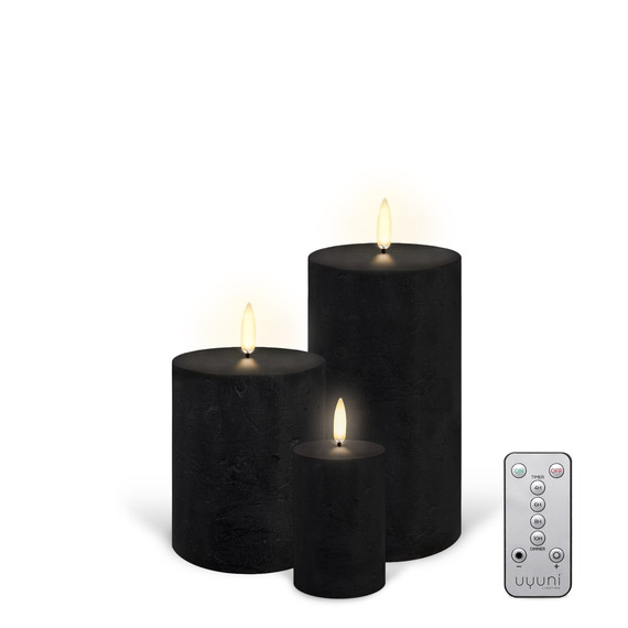 DESIGNER CURATIONS STARTER Set of 3 Flameless Candle