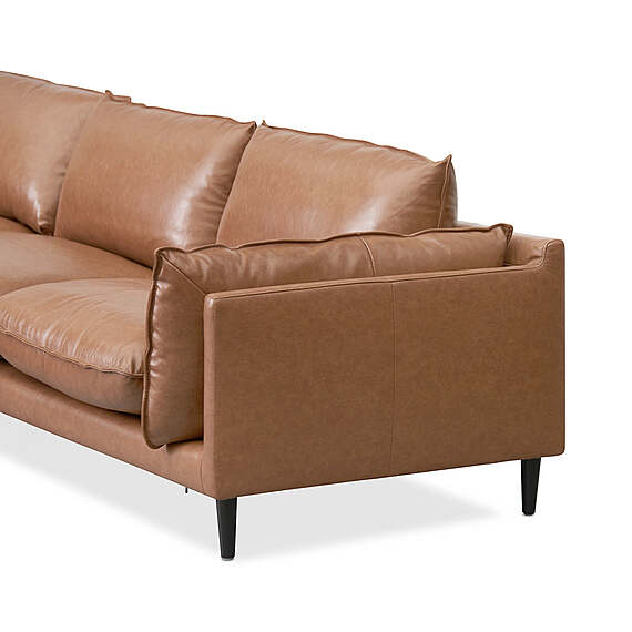 BIDSTON Leather Modular Sofa