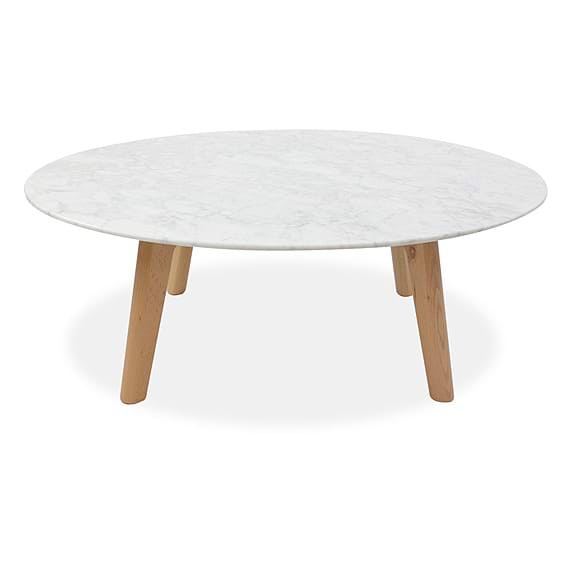 WOODMERE Marble Coffee Table