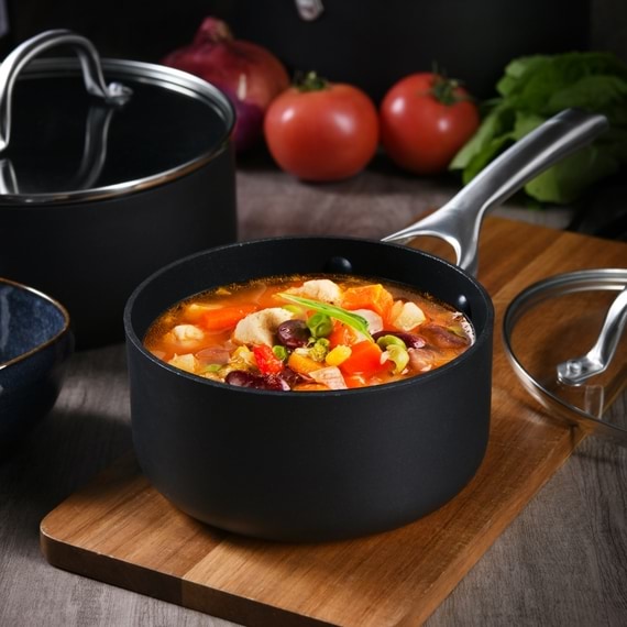 GOURMET KITCHEN METEORE Saucepan with Flat Lid