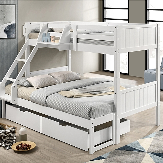 SEASTAR Bunk Bed with Drawers