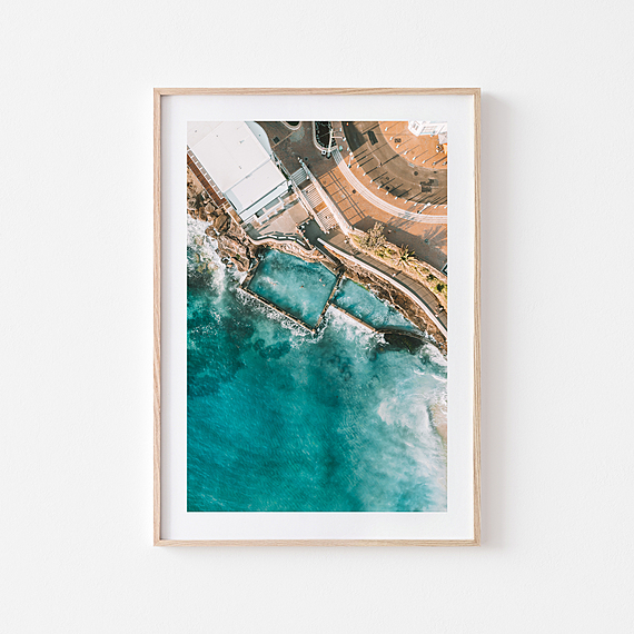 COOGEE POOLS Framed Print