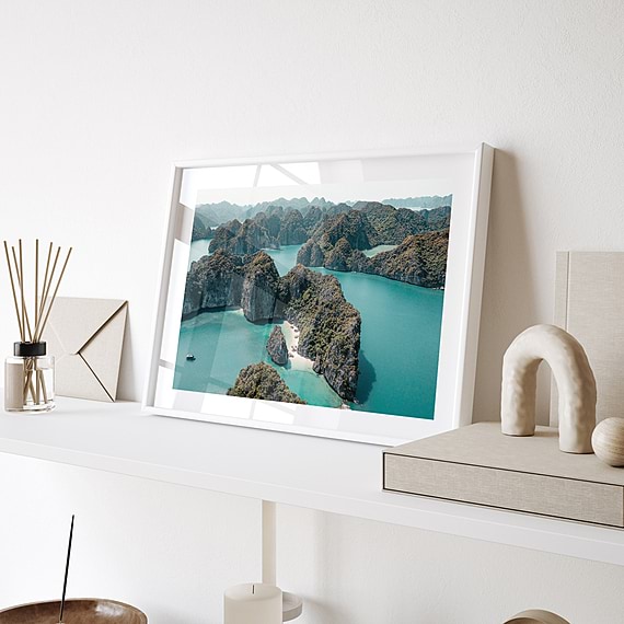 HA LONG BAY Framed Print