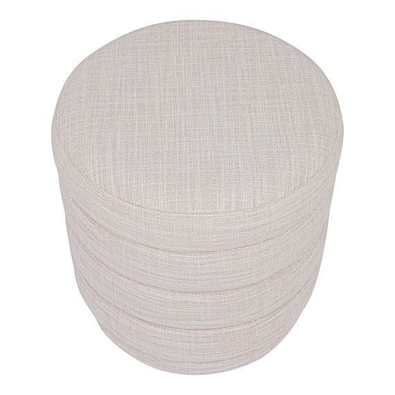 ALBIN Fabric Ottoman