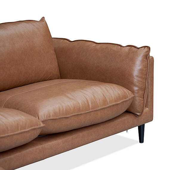 BIDSTON Leather Modular Sofa