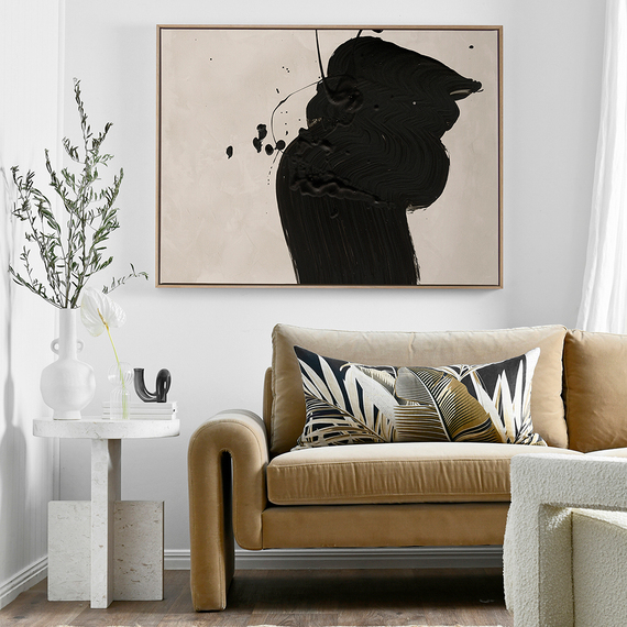 IMPERFECT BEAUTY BLACK I Canvas