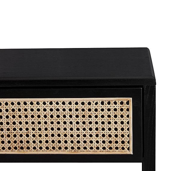 AMNEVILLE Rattan Bedside Table