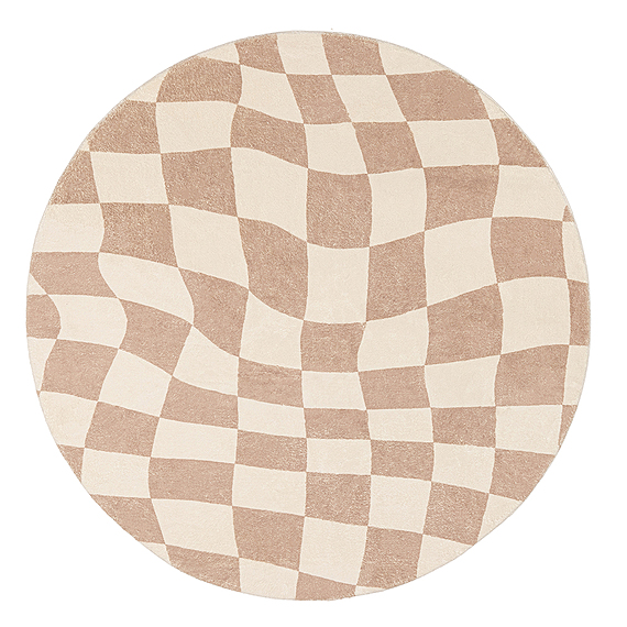 ILENNA Round Washable Rug