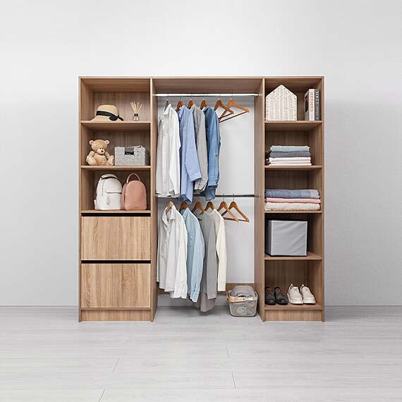 BRASELTON Slim Shaker Open Wardrobe