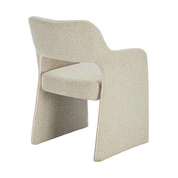 CORBELIA Boucle Dining Armchair