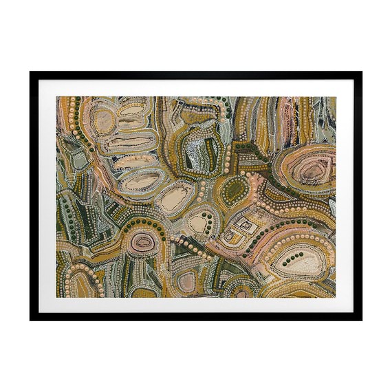 WIRAYWINHANGIN MARRAMARRA Framed Print