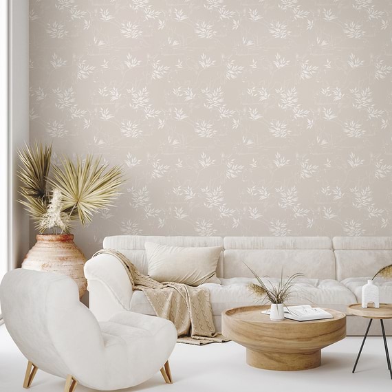 BUSHLAND FRIENDS II Repeat Pattern Wallpaper