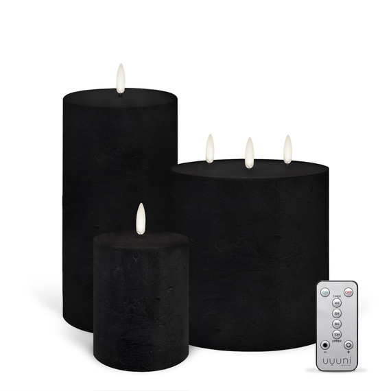 DESIGNER CURATIONS SIGNATURE Set of 3 Flameless Candle