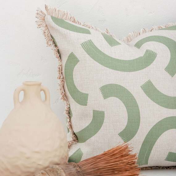 MARIS Cushion Cover with Fringe