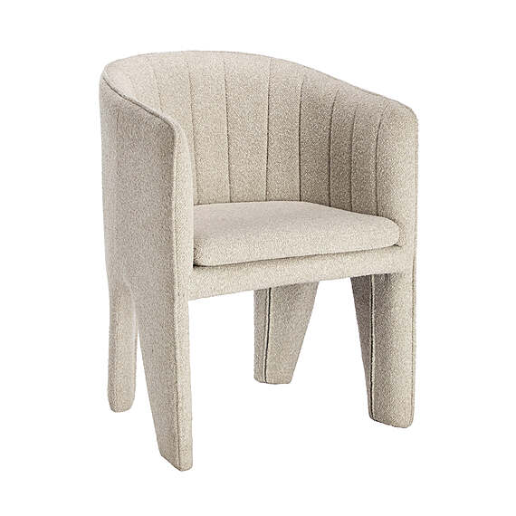 BARA Boucle Dining Armchair