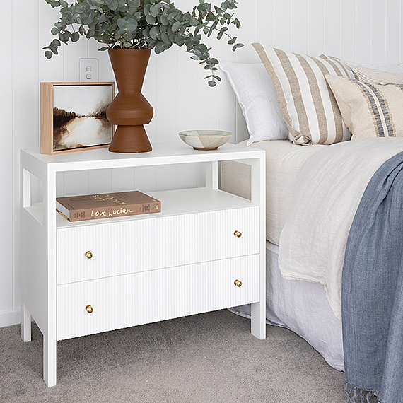 ANZIN Large Bedside Table