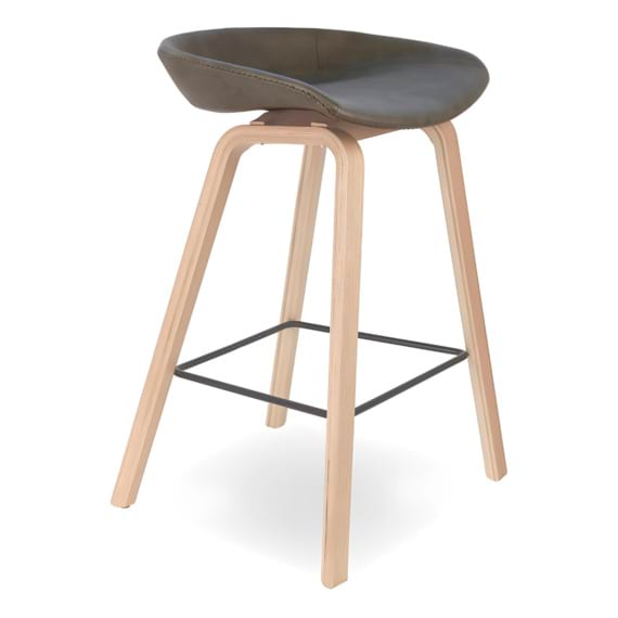 KORBIN Leather Counter Stool