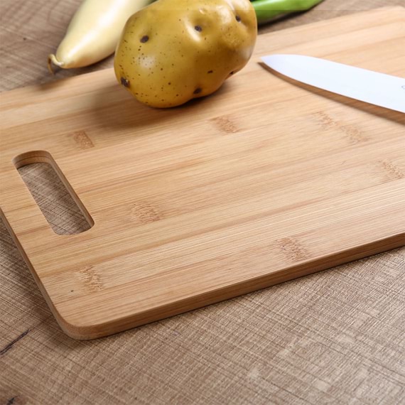 GOURMET KITCHEN Set of 3 Bamboo Cutting Board Set