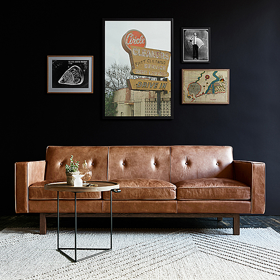 GUS EMBASSY Leather Sofa