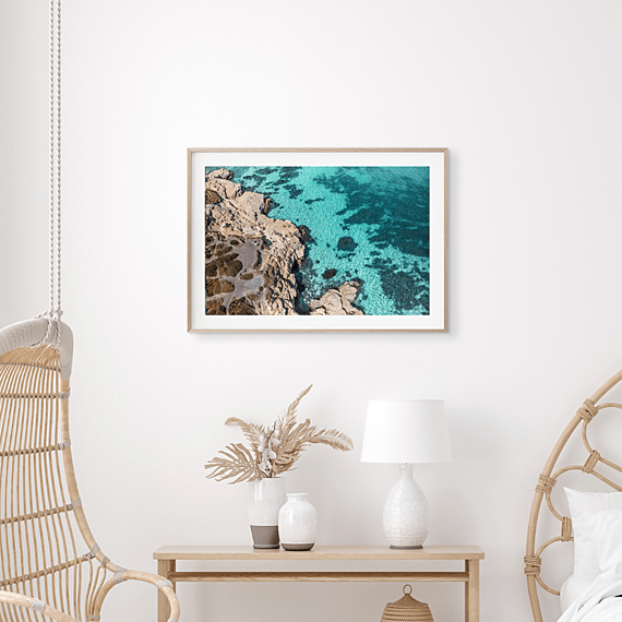 THE PILLARS Framed Print