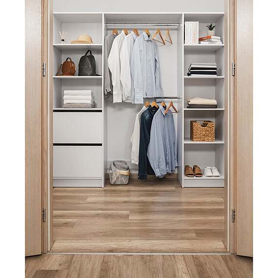 BRASELTON VJ Panel Open Wardrobe