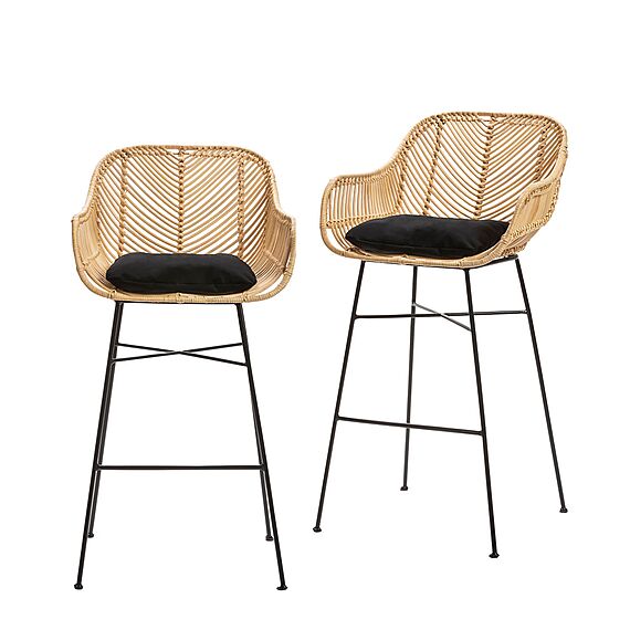 KIMIKO Set of 2 Counter Stools