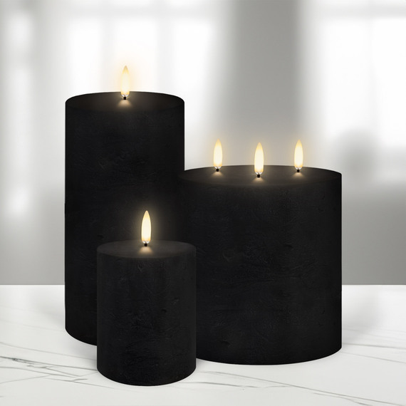 DESIGNER CURATIONS SIGNATURE Set of 3 Flameless Candle