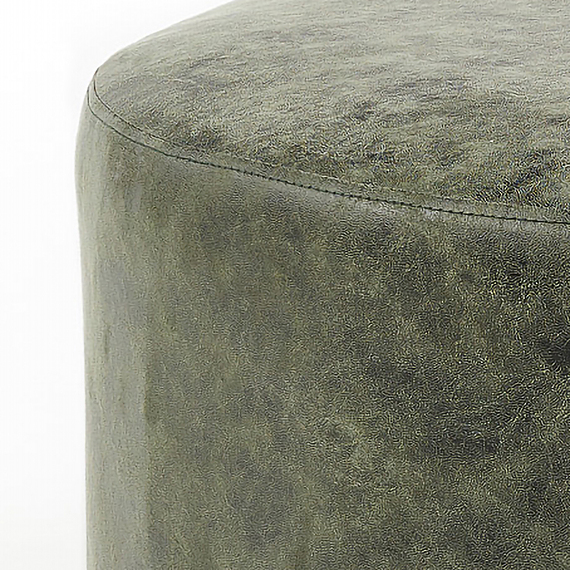 BEERSEL Leather Ottoman