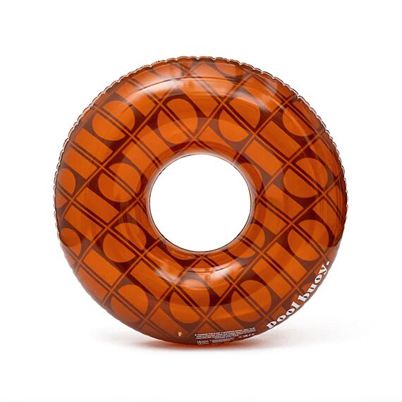 HOURGLASS AMBER Inflatable Pool Ring