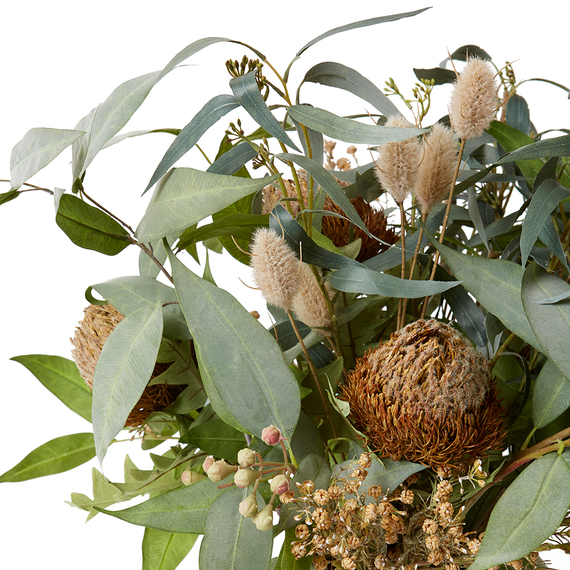 DRIED BANKSIA AND EUCALYPTUS Flower Arrangement