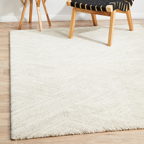 ALPINE SILVER Floor Rug