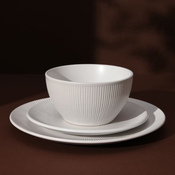 MAZE RIBBED Dinner Set