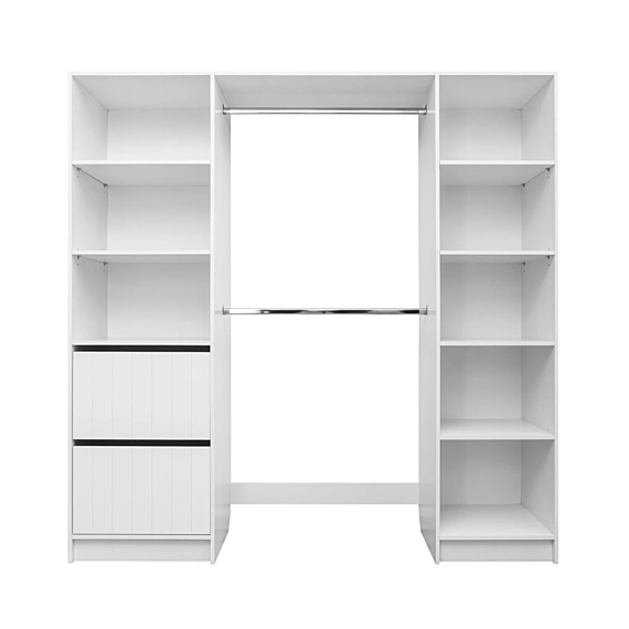 BRASELTON VJ Panel Open Wardrobe