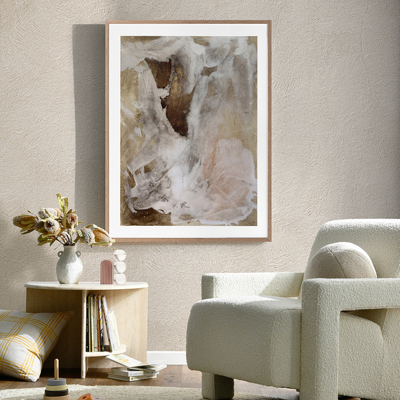 THE ART OF LETTING GO Framed Print