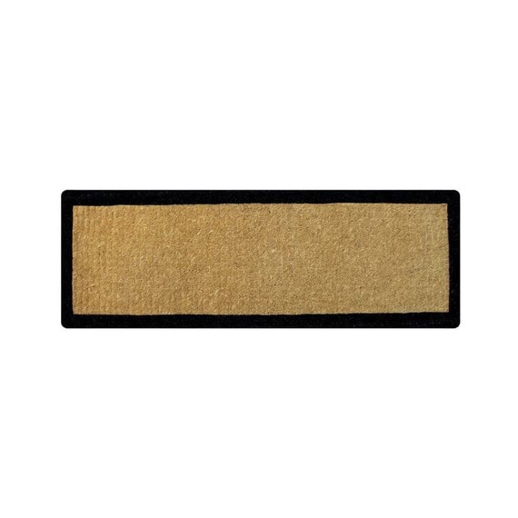 LONG BLACK BORDER Doormat