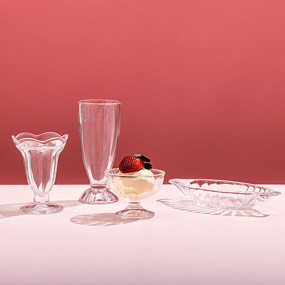 DESSERT Set of 4 Sundae Glass Cup