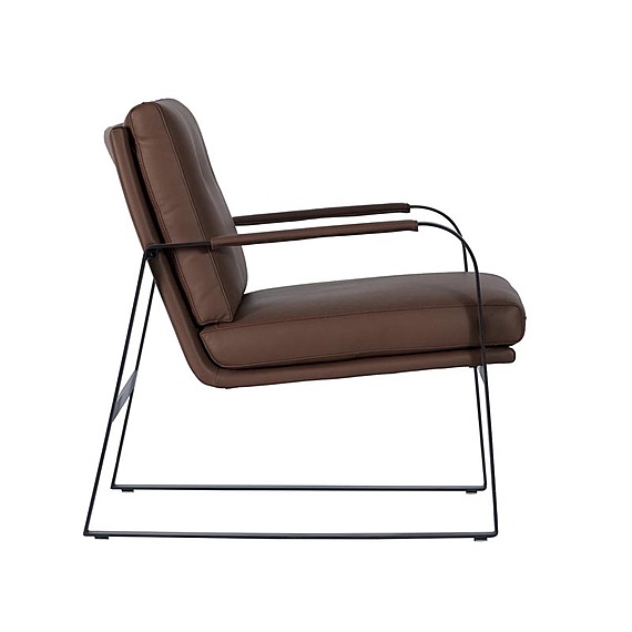 TOLUCA Leather Occasional Armchair