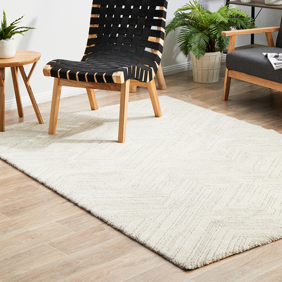 ALPINE SILVER Floor Rug