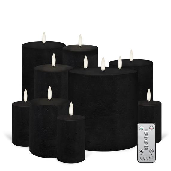 DESIGNER CURATIONS LUXE LIVING Set of 10 Flameless Candle